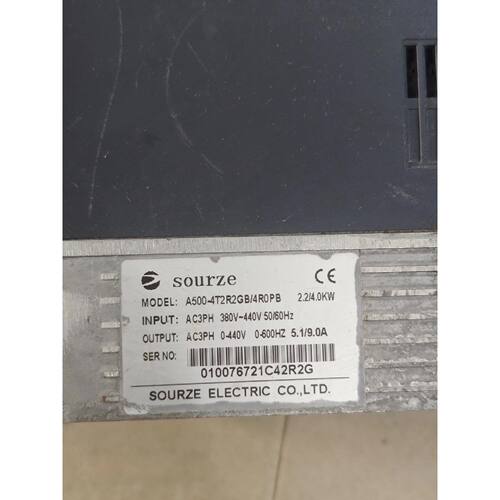 非标价拆机sourze变频器A5004T2R2GB4ROPB议价