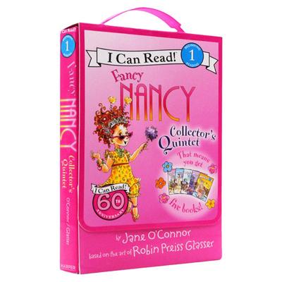 正版 漂亮的南希 5册套装 英文原版绘本 I Can Read第一阶段系列 Fancy Nancy 英文版进口书籍 儿童英语启蒙读物