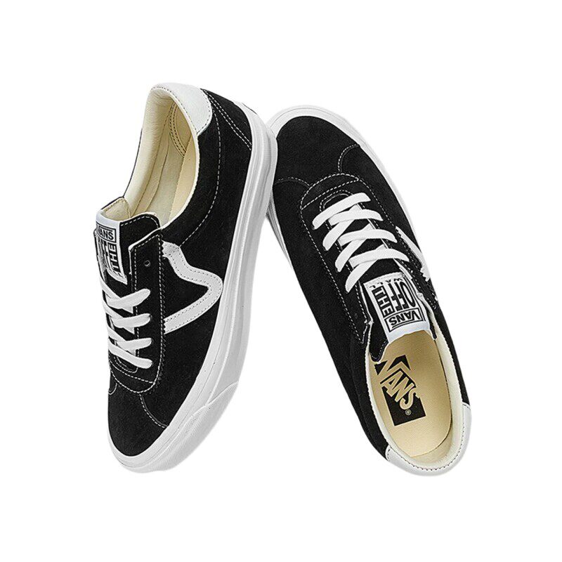 Vans范斯官方黑色经典配色板鞋