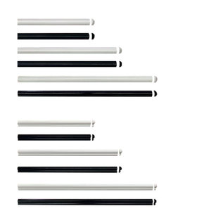 卫生间腰线瓷砖法式复古半墙欧姆线黑色装饰条压顶线条陶瓷收口条