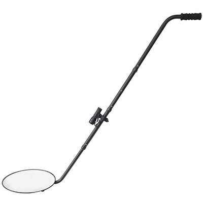 升级版车底检查镜带手电带万向轮