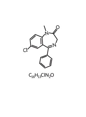安定纹身贴玩味tattoo化学分子式