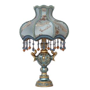 欧式台灯客厅暖光插电式家用轻奢温馨浪漫卧室床头灯遥控调节调光