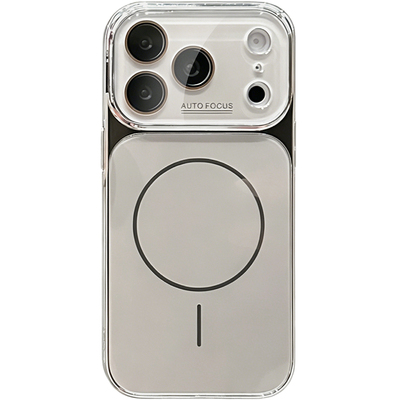 适用苹果17promax手机壳17pro新款16pro磁吸钛银电镀玻璃iphone15pro镜头全包防摔14pro男女情侣13小众高级感