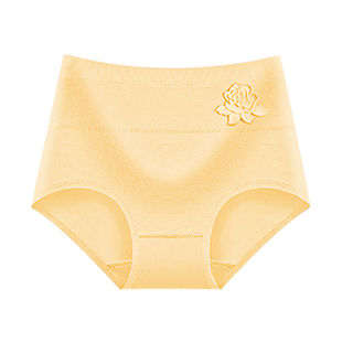 5高弹力高腰收腹裤女士抗菌全棉裆塑身提臀大码三角内裤纯棉暖宫