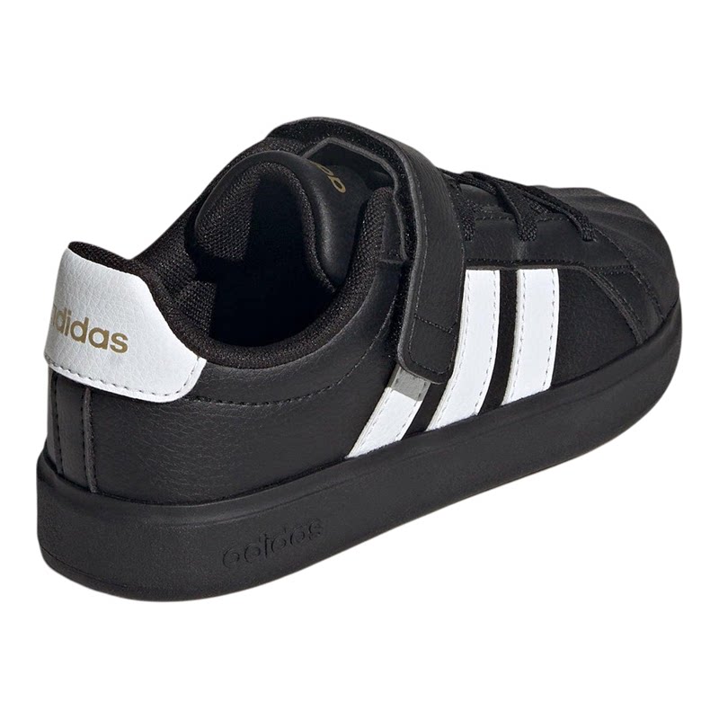 Adidas/阿迪达斯正品2026新款小童男女儿童经典贝壳头魔术贴板鞋