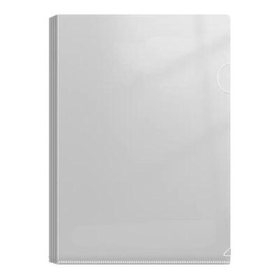 a4加厚L型文件夹透明防水插页文件袋收纳单片夹合同档案分类l夹二页夹试卷夹活页简历保护套资料文件办公用品