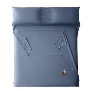 TeenieWeenie全棉贡缎小熊刺绣隔脏睡袋纯棉出差旅行床单便携被罩