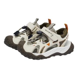 迪士尼童鞋米奇儿童鞋子男童包头凉鞋2026夏季新款女童休闲运动鞋