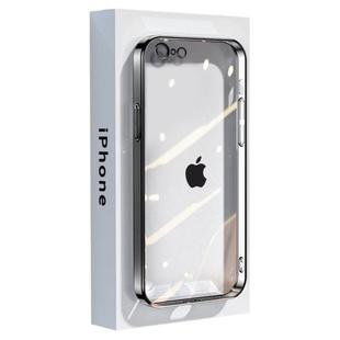 适用于苹果8Plus手机壳秒变12电镀直边iPhone7Plus硅胶软壳iP8超薄透明外壳7全包防摔七八男女SE二三代壳