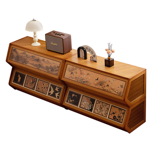 飘窗柜阳台储物柜子防晒靠墙一体榻榻米杂物置物架空间利用收纳柜