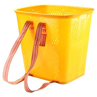 塑料背篓带孔胶背篼成人仿竹编背筐特大号采蘑菇赶集买菜水果背粮