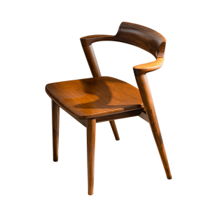 乌金木实木餐椅家用靠背椅现代餐厅椅子轻奢高级感餐桌椅2025新款