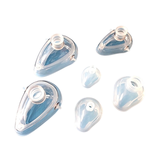 硅胶麻醉面罩成人新生儿分体式复苏球囊简易呼吸器配件急救包邮