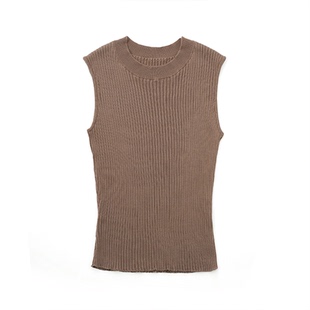 背心不等式原创针织法式天丝背心夏外穿透气亲肤2024新款背心女