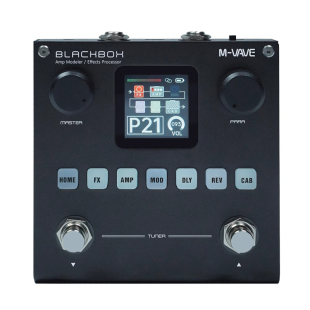 M-vave Blackbox 电木吉他贝斯数字综合效果器人声鼓机伴奏器声卡