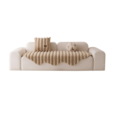 毛绒防滑现代轻奢组合沙发