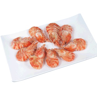 【黑头】格陵兰虾1kg船冻格林兰火龙虾锁住新鲜带籽带膏解冻即食