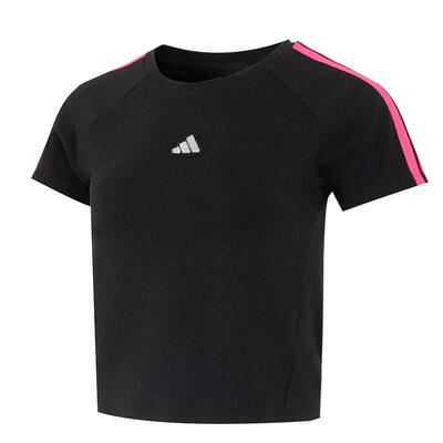 Adidas阿迪达斯女装2026春季新款DCE BABY TEE修身短袖T恤KS0279