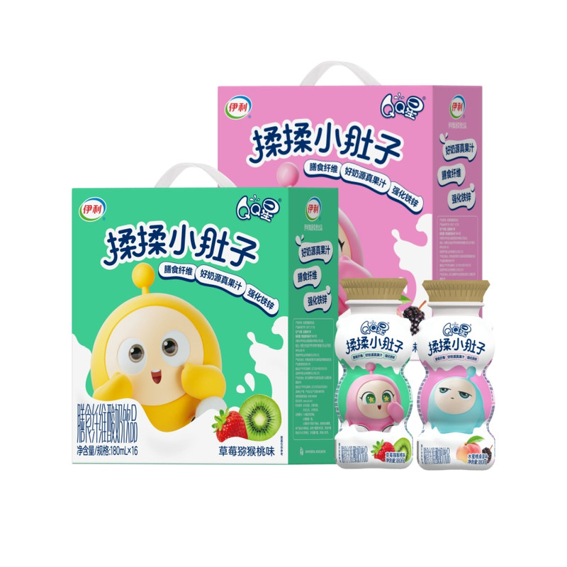 伊利QQ星180ml*16瓶膳食纤维饮品