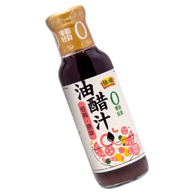 恒顺0脂肪轻食沙拉酱油醋汁