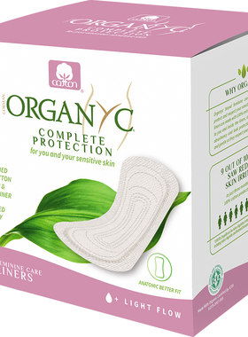 organyc进口有机纯棉芯透气护垫