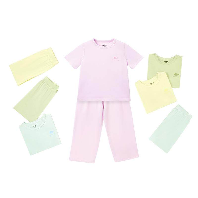 尼多熊儿童家居服春夏莫代尔