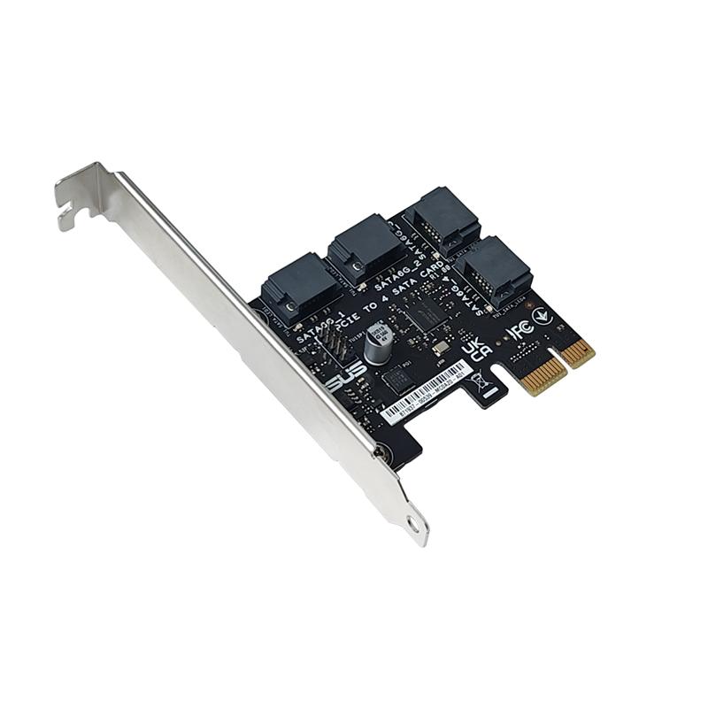 台式PCIE转4口SATA3.0扩展卡免驱
