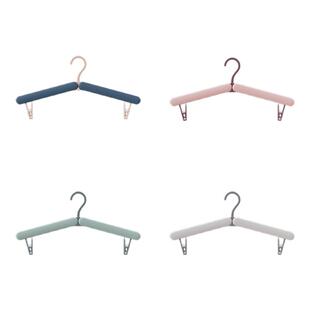 整理师推荐旅行折叠衣架出差便携式无痕家用带夹子多功能塑料衣架