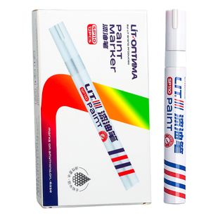 汽车轮胎字母笔轮胎涂鸦笔补胎记号笔防水防油不掉色白色油性摩托车描胎笔改色笔工地专用黑色金色红色油漆笔