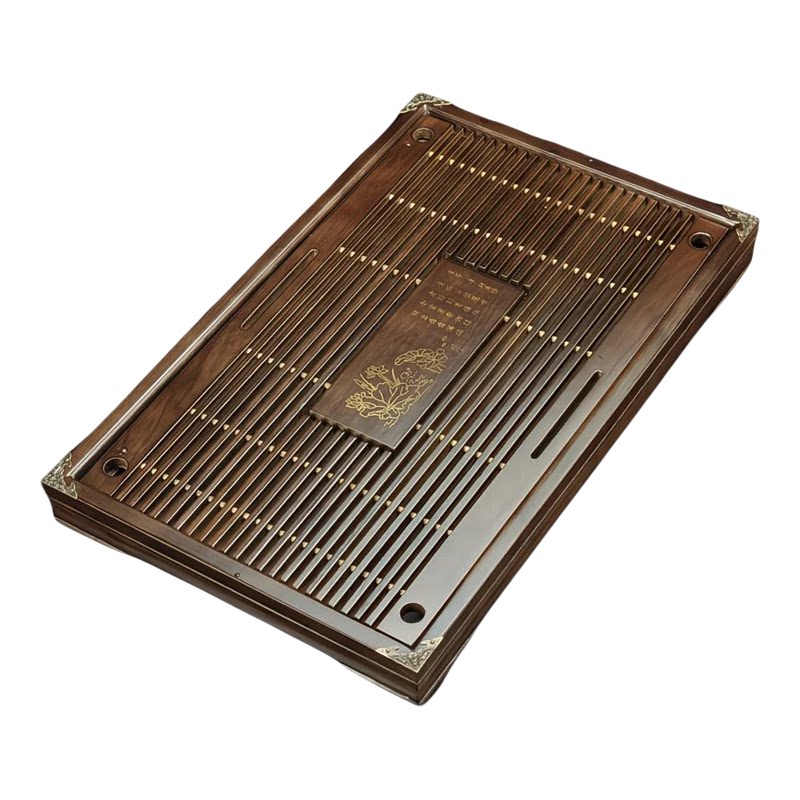 实木茶盘托盘家用抽屉式