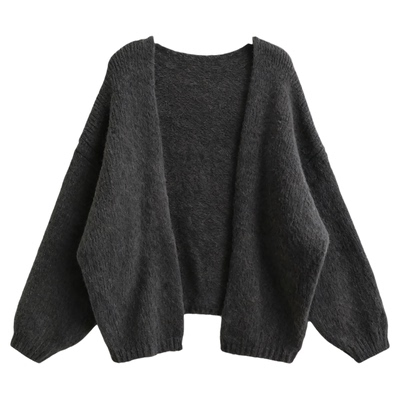 Lovedeath灰色针织开衫毛衣外套