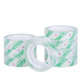 广博文具胶带透明小号胶布高粘性单面胶学生用品儿童手工用品错题封口胶家用办公专用细窄胶纸高韧性不易断