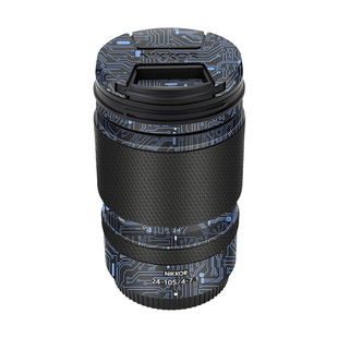JJC 适用尼康Z24105镜头贴膜Z 24-105mm F4-7.1皮贴贴纸保护套3M材质碳纤维防刮蹭微单相机保养防护配件
