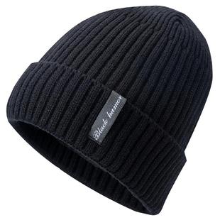 毛线帽秋冬季男女时尚套头帽韩版潮加绒加厚针织帽保暖帽包头帽子