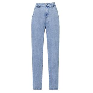 逸阳天丝老爹牛仔裤女2026夏季新款休闲宽松显瘦冰凉哈伦萝卜裤子