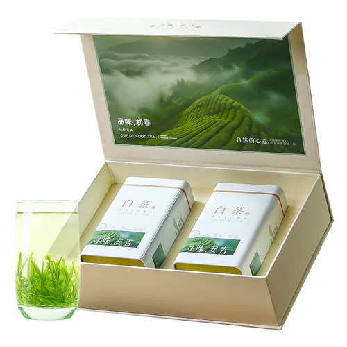 禾安堂2026年新茶安吉白茶茶叶节日送长辈礼盒装绿茶官方旗舰店
