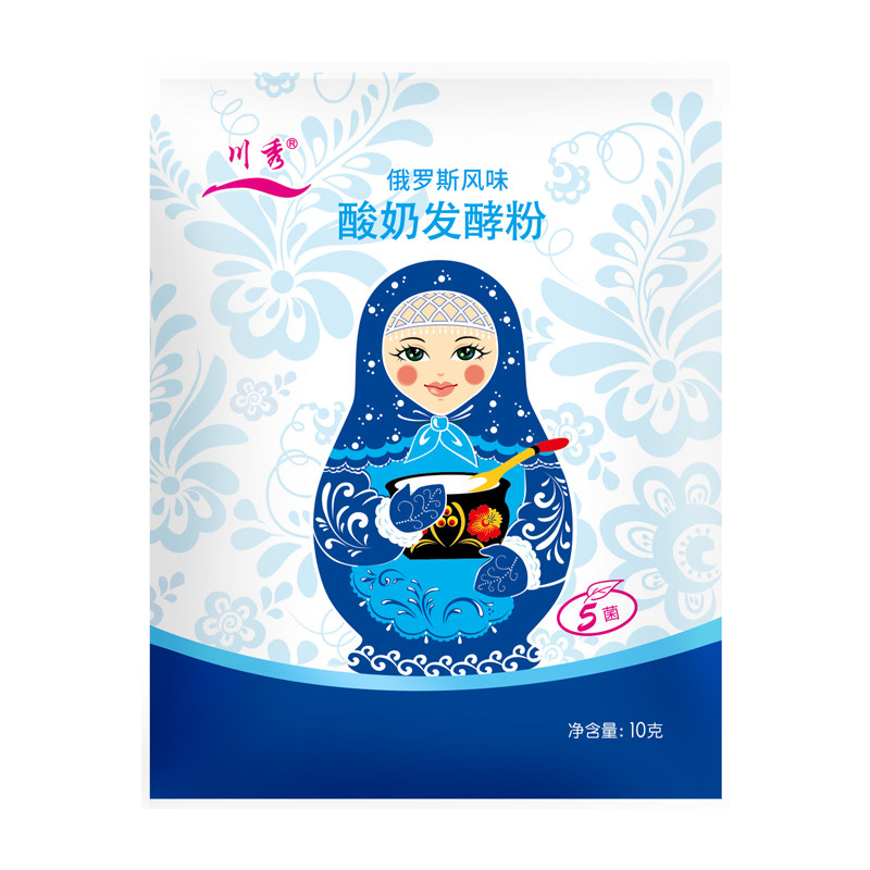 川秀俄罗斯酸奶发酵菌家用自制酸奶发酵菌乳酸菌干噎酸奶低酸