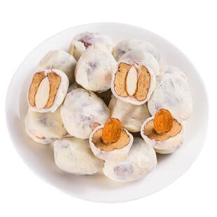 奶枣巴旦木夹心网红奶酪枣独立小包装无核红枣杏仁办公室小零食