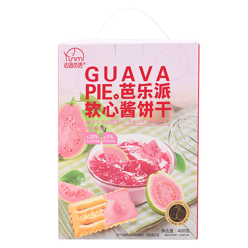 法思觅语水果夹心薄脆饼干