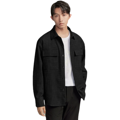 GXG秋冬格纹长袖衬衫外套