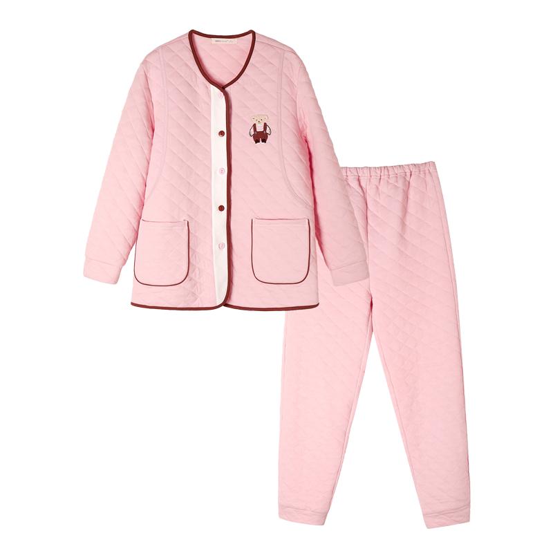 快乐屋孕妇家居服冬装加厚2026新款月子服哺乳衣加绒孕妇睡衣产妇