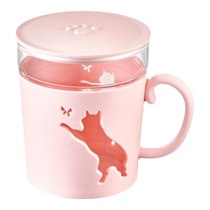 猫咪马克杯思乐得玻璃可爱