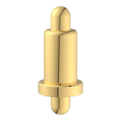 双头弹簧顶针黄铜镀金充电触点电子蓝牙测试探针pogopin