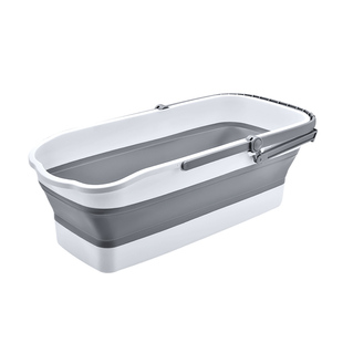 宝时洁折叠拖把桶洗拖把专用桶长方形拖地家用大号墩布桶擦板单桶