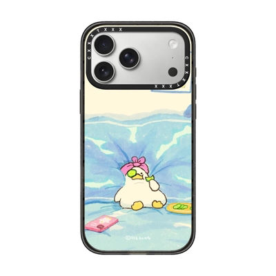 可爱SSEBONG躺平鸭子苹果17Promax手机壳适用于iPhone16/15/14pro/max小众13卡通12情侣17防摔保护套