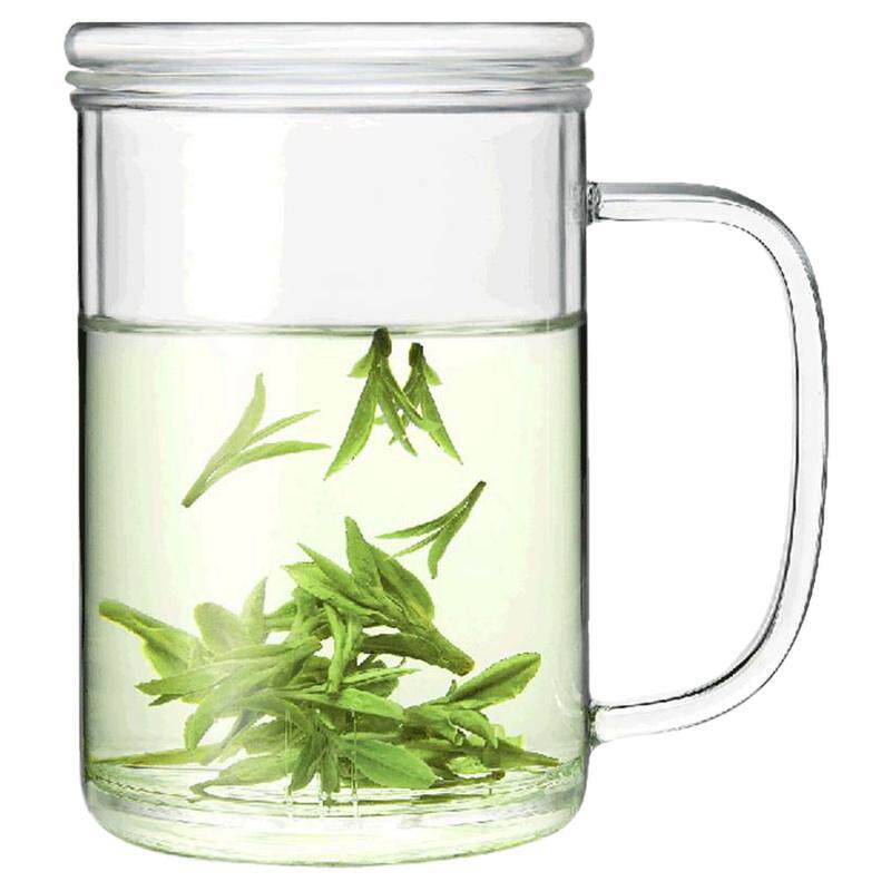 雅集茶具直觉杯家用带把手