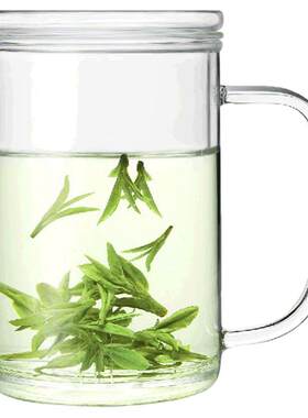 雅集茶具直觉杯家用带把手