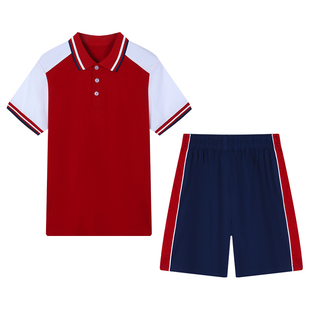河源市源城区小学校服男女统一运动服夏季索罗娜短袖短裤长裤套装