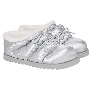 CHARLES&KEITH25冬新款CK1-71960028厚底毛绒穆勒拖鞋棉鞋穆勒鞋